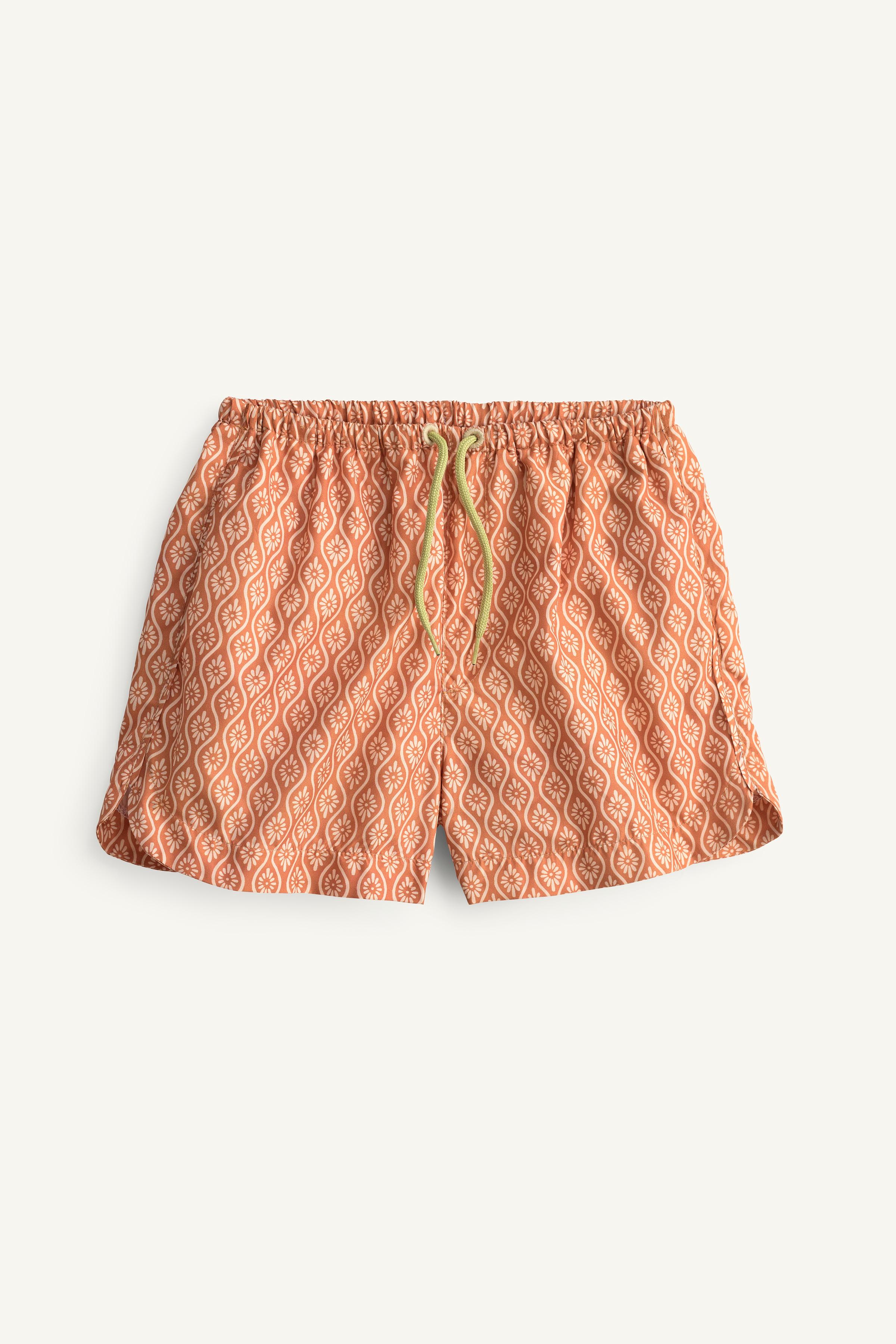 LIMITED EDITION GEOMETRIC PRINT SWIM SHORTS